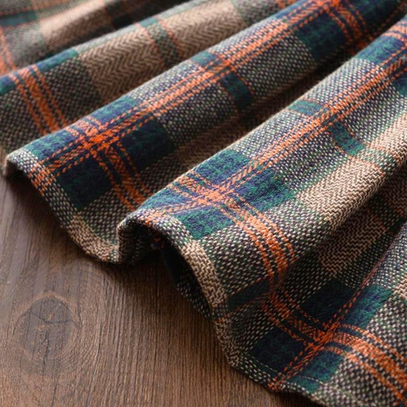 Fall/winter girls long sleeve top, plaited skirt and bag set - Picture 3 of 8